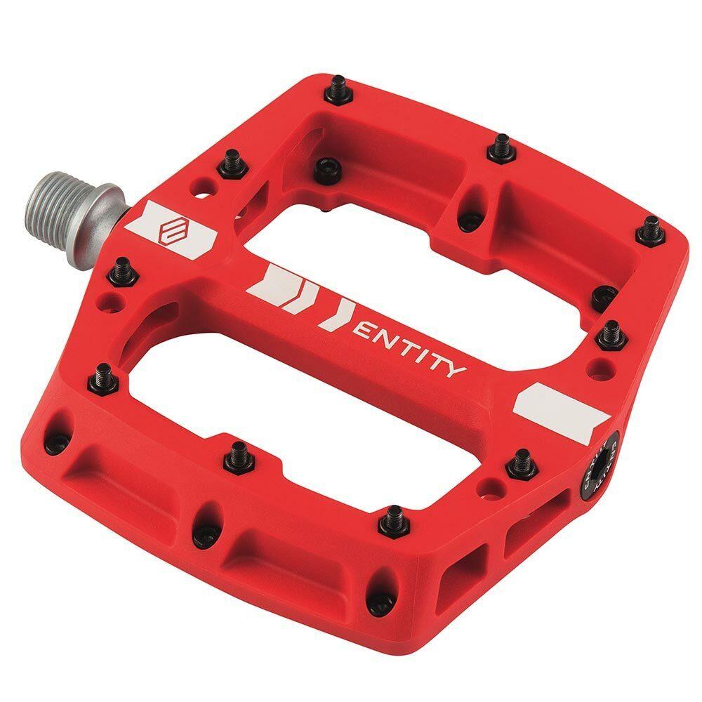 Download Entity PP20 Composite Flat Pedals - Red | Bicycles Online (AU)