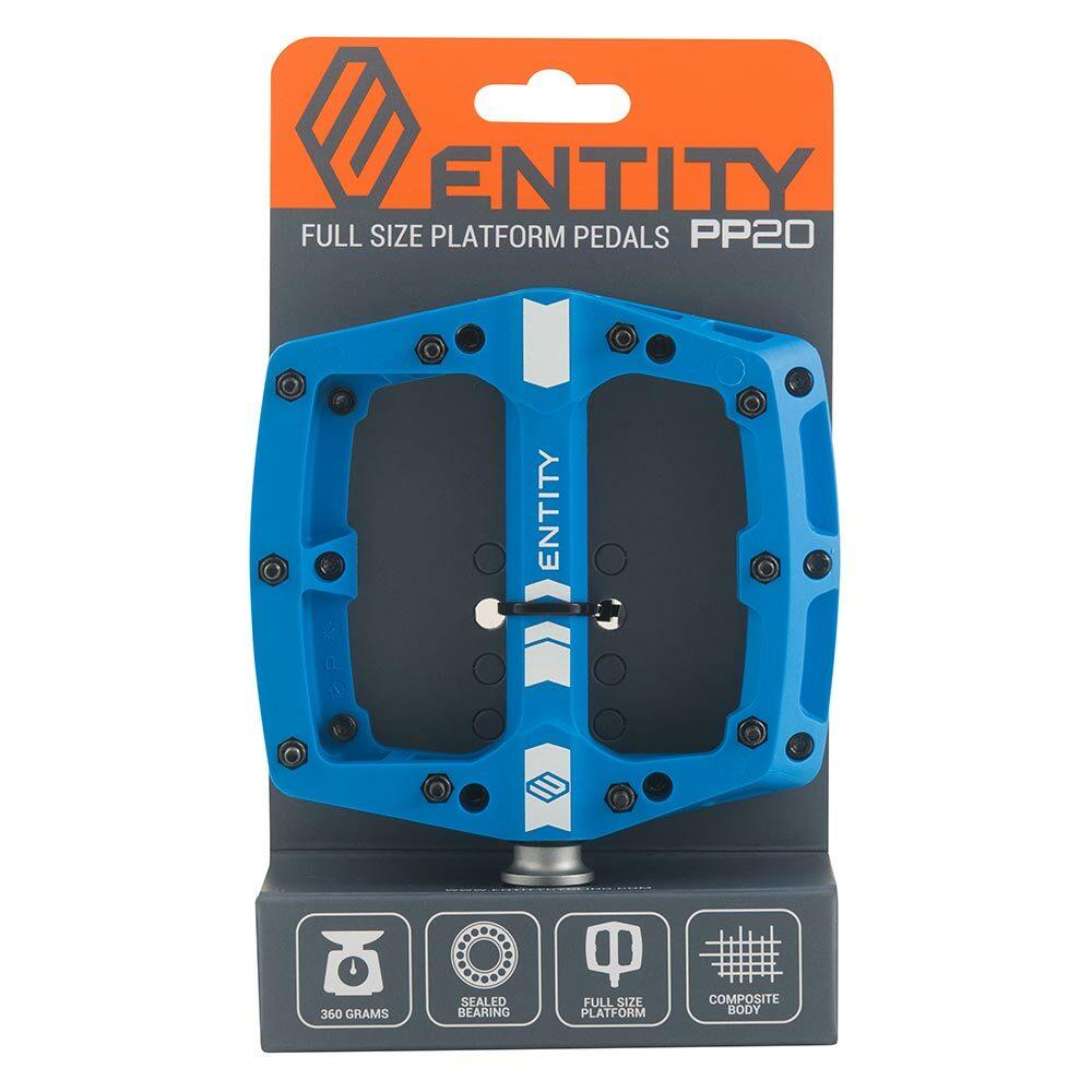 Download Entity PP20 Composite Flat Pedals - Blue | Bicycles Online ...