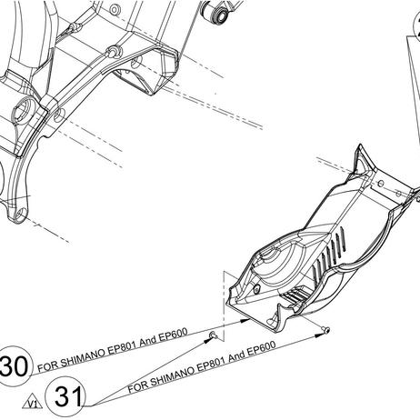 Drive Unit-Motor Cover for Siskiu Te DU-EP801-EP600