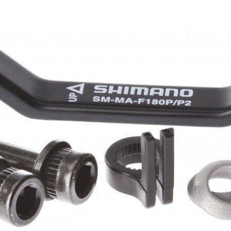 Shimano Disc Brake Mount Adapter 180mm -SM - MMA - F180 - PP