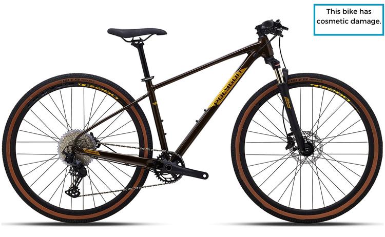 Ex Demo - 2023 Polygon Heist X7 - Hybrid Bike [Size: M (height: 168 - 177cm)][Colour: Brown/Gold]