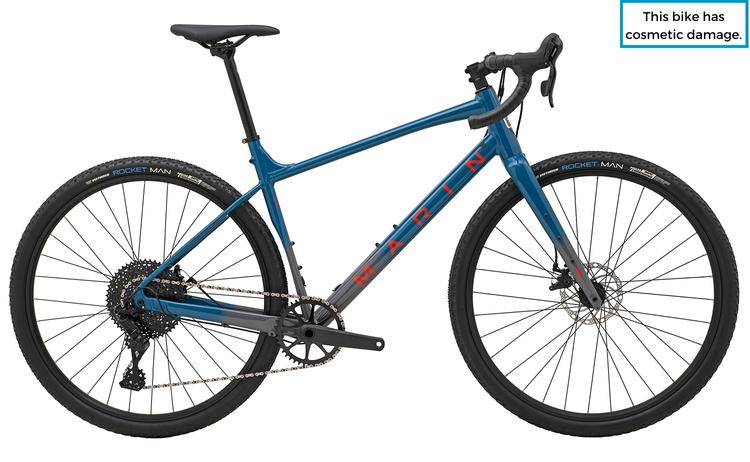 Ex Demo - 2024 Marin Gestalt X10 - Gravel Bike [Colour: Gloss Blue][Size: S (height: 160 - 168cm)]