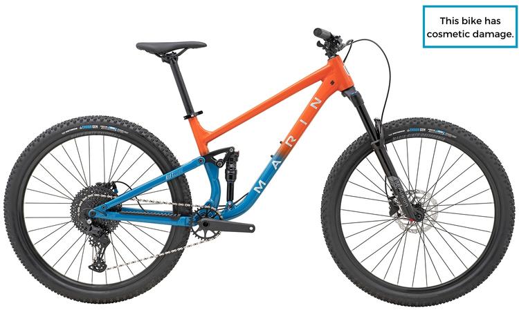 Ex Demo - 2024 Marin Rift Zone 29 1 - Dual Suspension Mountain Bike [Colour: Gloss Orange-Blue-Silver][Size: M (height: 168 - 178cm)]