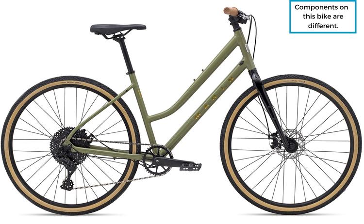 Ex Demo - 2023 Marin Kentfield 2 ST - Hybrid Bike [Colour: Green/Bronze/Black][Size: L (height: 178 - 188cm)]