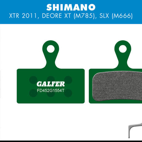 Galfer Fd452 Brake Pads Shimano XTR, SLX Deore XT (M785) Slx