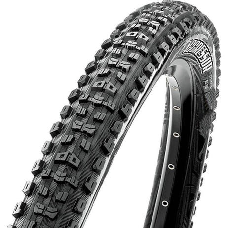Maxxis Aggressor - MTB Tyre [Size: 27.5 x 2.5][Version: 60TPI EXO TR][Tubeless: Yes][Colour: Black][Bead: Foldable]