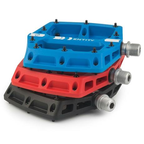 Entity PP20 Composite Flat Pedals [Colour: Red]