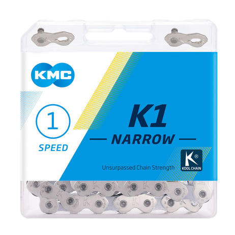 KMC K1 Narrow BMX, Fixie & Track Chain 1/2 x 3/32 112L