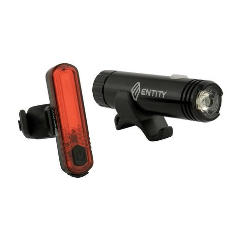 Entity LS200 Hi - Glow 200 Lumens Light Set - USB Rechargeable
