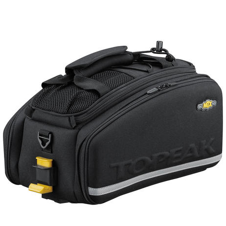 Topeak MTX Bicycle Trunk Bag EXP With Rigid Molded Panels - Quicktrack 16.6L