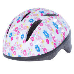 Entity KH15 Kids Bike Helmet - Pink flowers