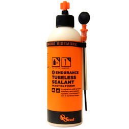 Orange Seal Endurance Tubeless Tyre Sealant - 236ml Bottle with dipstick