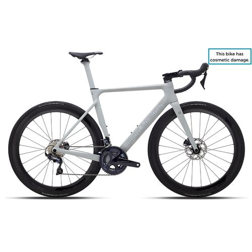 Ex Demo - 2023 Polygon Helios A8 - Carbon Road Bike [Colour: Grey][Size: L (height: 178 - 186cm)]