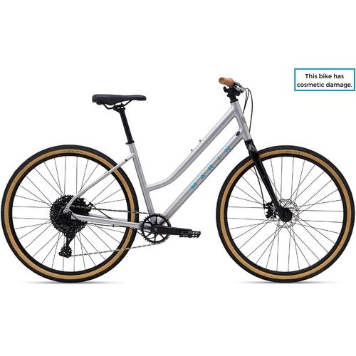 Ex Demo - Marin Kentfield 2 ST - Hybrid Bike [Colour: Silver/Blue/Black][Size: L (height: 178 - 188cm)]