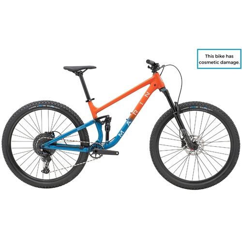 Ex Demo - 2024 Marin Rift Zone 29 1 - Dual Suspension Mountain Bike [Colour: Gloss Orange-Blue-Silver][Size: M (height: 168 - 178cm)]