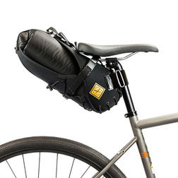 Restrap Bikepacking Saddle Bag including Dry Bag Large 14 litre Black