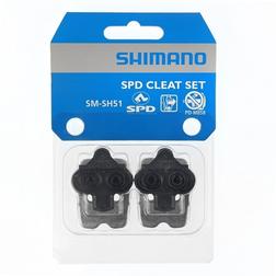Shimano SM - SH51 SPD Cleat Set Single - Release w-New Cleat Nut
